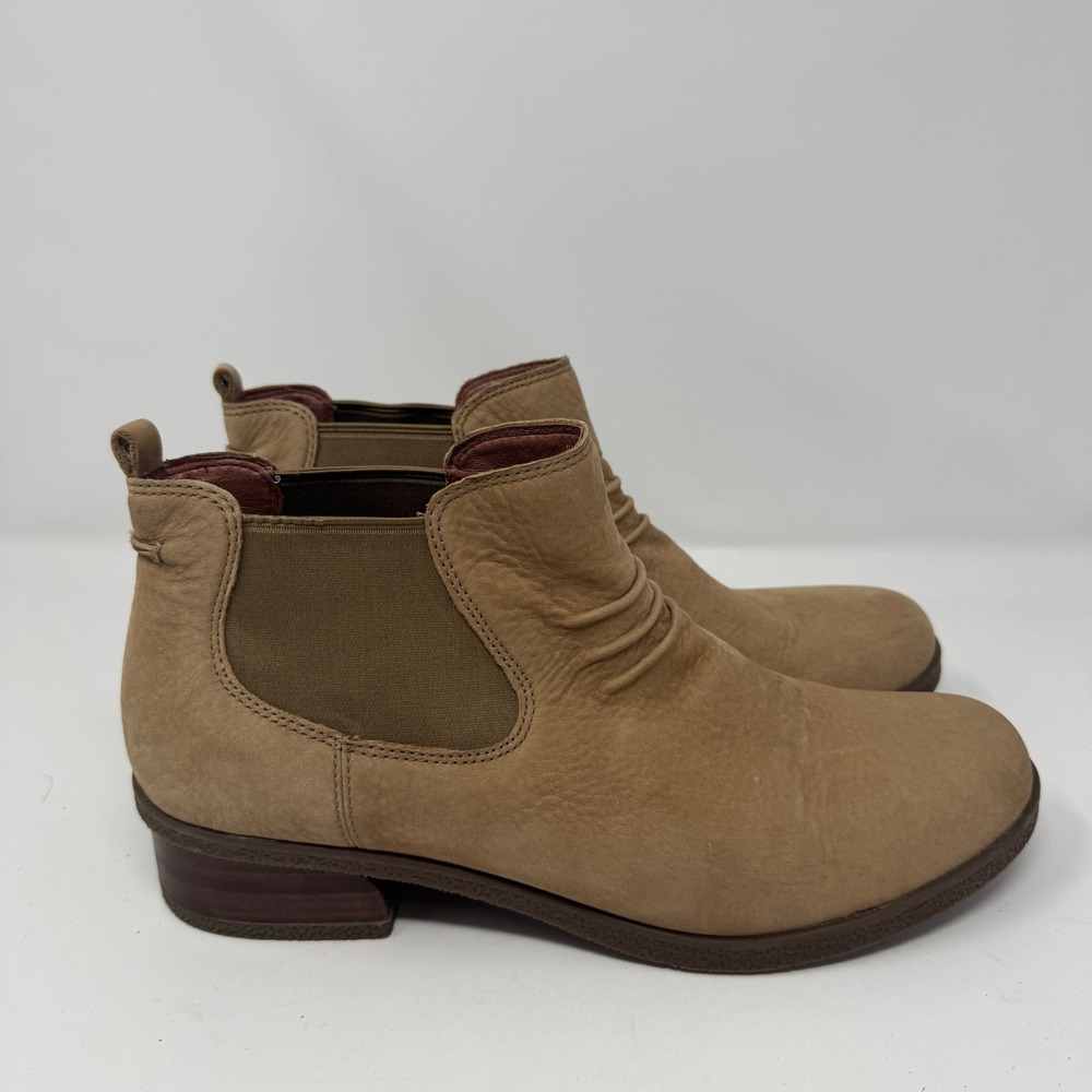 Dansko Mens Waterproof Leather Chelsea Boots Tan Size EU 42 US 9